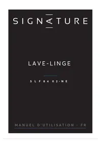 Notice SIGNATURE SLF8402NE Machine à laver