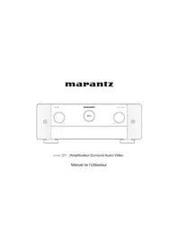 Notice MARANTZ CINEMA 50 Système home cinéma