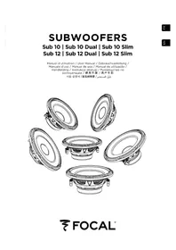 Notice FOCAL SUB 12 SLIM Caisson de basses