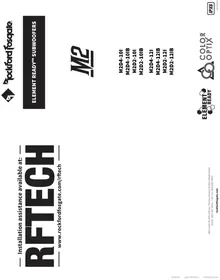 Notice Rockford Fosgate M210HB Lautsprecher