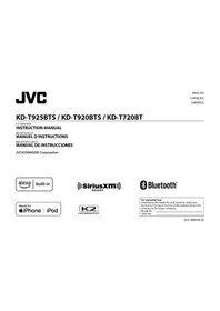 Notice JVC KDT925BTS Autoradio