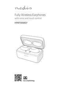 Notice NEDIS HPBT5056GY Kuulokkeet