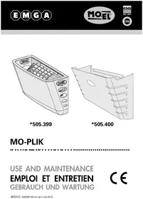 Notice MO-EL PLICK 505400 Lutte antiparasitaire