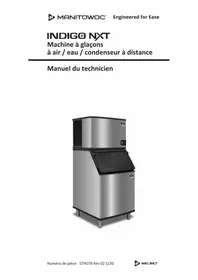 Notice Manitowoc INDIGO NXT SERIES IF0600N Machine à glaçons