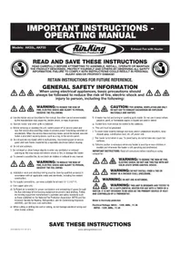 Notice Air King AK55L Chauffage