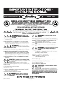 Notice Air King LE600A Basket