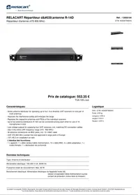 Notice Relacart R14D Microphone