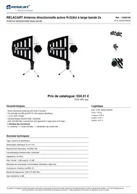 Notice Relacart R22AU Microphone