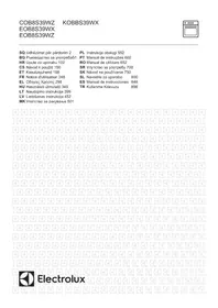 Notice AEG STEAMBOOST EOB8S39WZ Piekarnik elektryczny