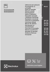 Notice AEG SURROUNDCOOK EOA5220AOV Piekarnik elektryczny