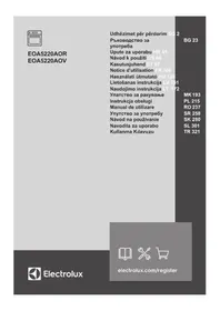 Notice AEG SURROUNDCOOK EOA5220AOR Piekarnik elektryczny