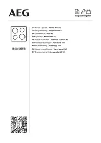 Notice AEG I64KV443FB Eldavél