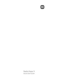 Notice Xiaomi REDMI NOTE 11 1 Téléphone portable