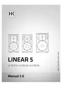 Notice HK AUDIO LINEAR 5 L5 112 XA Haut-parleur