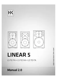 Notice HK AUDIO LINEAR 5 L5 115 FA Haut-parleur