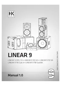 Notice HK AUDIO LINEAR 9 110 XA Haut-parleur
