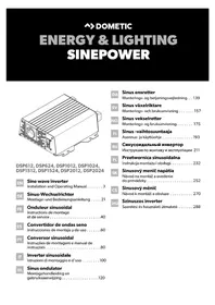 Notice DOMETIC SINEPOWER DSP 2012 Onduleur