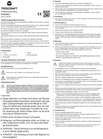 Notice Toolcraft TO7563600 Pompe