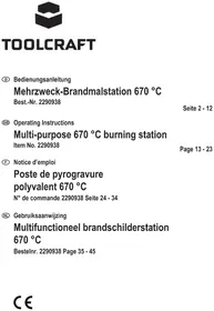 Notice Toolcraft TO6872814 Lasapparaat