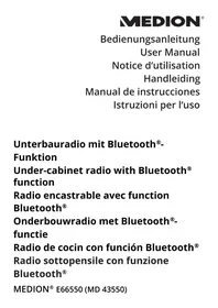 Notice MEDION E66550 (MD 43550) Radio