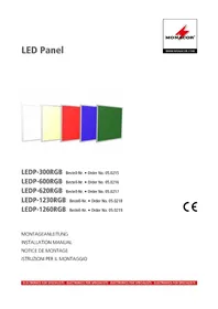 Notice Monacor LEDP1260RGB Éclairage