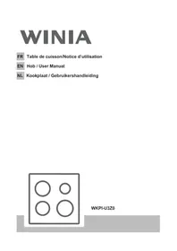 Notice WINIA WKPIU3Z0 Cuisinière