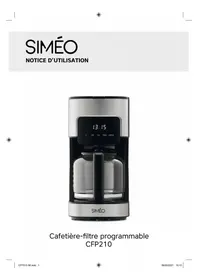 Notice SIMEO CFP210 Machine à café