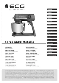 Notice ECG FORZA 6600 METALLO Robot ménager