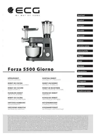 Notice ECG FORZA 5500 GIORNO Robot ménager