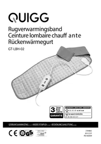 Notice QUIGG GTLBH02 Pijntherapie apparaat