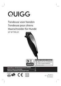 Notice QUIGG GTSFTHS01 Elektrische grasmaaier