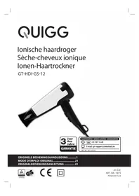 Notice QUIGG GTHDIGS12 Wasdroger