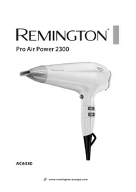Notice REMINGTON POWER 2300 AC6330 çamaşır kurutucu