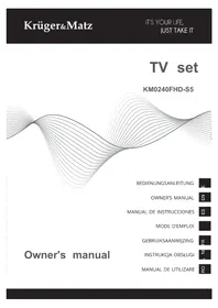 Notice Krüger&Matz KM0240FHDS5 Televisie