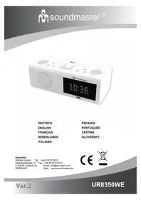 Notice Soundmaster UR8350WE Radio