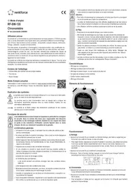 Notice Renkforce RFSW120 Chronomètre