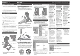 Notice ROLAND KD10 Instrument de musique