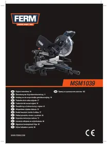 Notice Ferm MSM1039 Scie