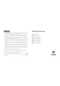 Notice SEGWAY NINEBOT KICKSCOOTERS F25I Trottinette électrique