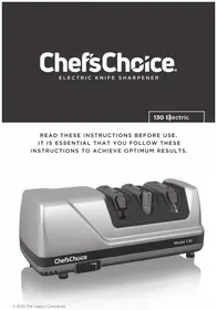 Notice Chef's Choice MODEL 130 Sharpener