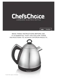 Notice Chef's Choice 686 Kettle