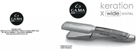 Notice GAMA KERATION XWIDE DIGITAL Lisseur