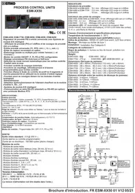 Notice Emko ESM4450 Contrôleur de température