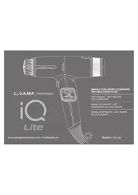 Notice GAMA IQ PERFETTO Sèche cheveux