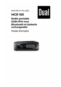 Notice DUAL MCR 150 Radio