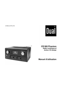 Notice DUAL CR 900 PHANTOM Radio