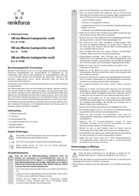 Notice Renkforce MR62WH Haut-parleur