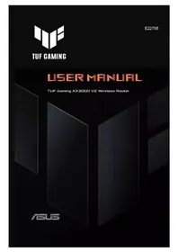 Notice ASUS TUF GAMING TUFAX3000 V2 Routeur sans fil