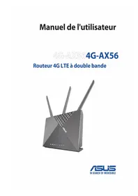 Notice ASUS 4GAX56 Routeur sans fil
