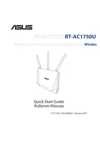 Notice ASUS RTAC1750U Brezžični usmerjevalnik